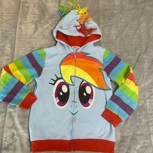 Rainbow Dash hoodie. Girls XL 14/16